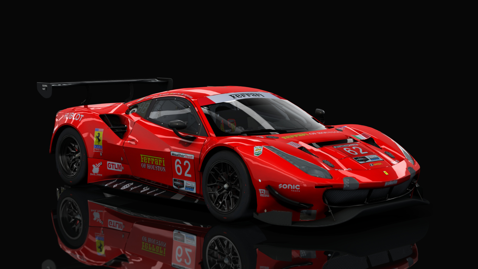 GTLM Ferrari 488 GTE EVO IMSA AC-Friends), skin 62