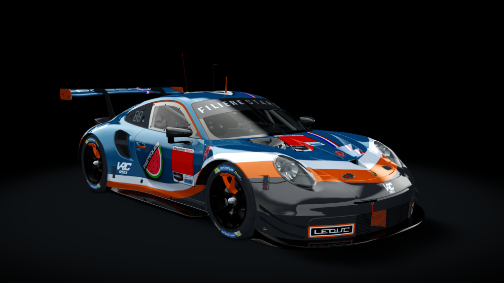 GTLM Porsche 911 RSR GTE IMSA (AC-Friends), skin 8_Nopitch