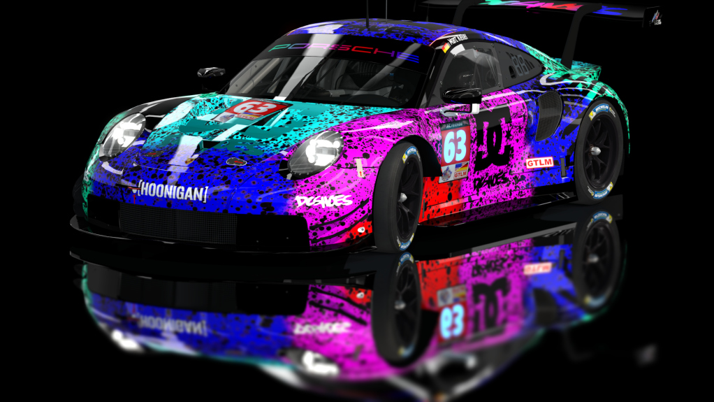 GTLM Porsche 911 RSR GTE IMSA (AC-Friends), skin ACF_Keller_63