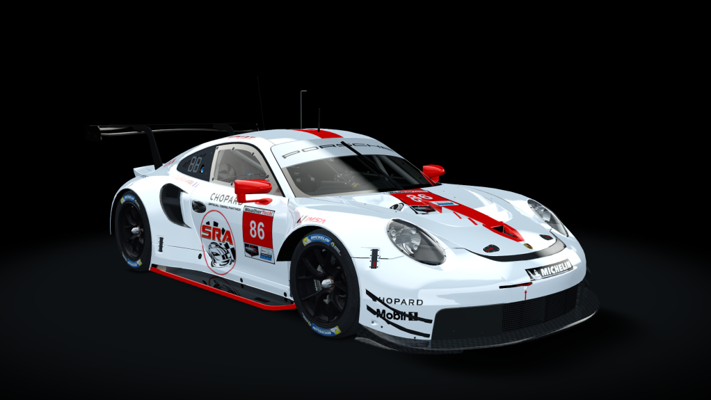 GTLM Porsche 911 RSR GTE IMSA (AC-Friends), skin DiaBoLoom_#911