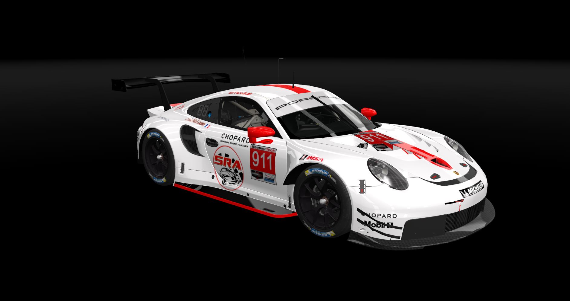 GTLM Porsche 911 RSR GTE IMSA (AC-Friends), skin DiaBoLoom_2020_#911