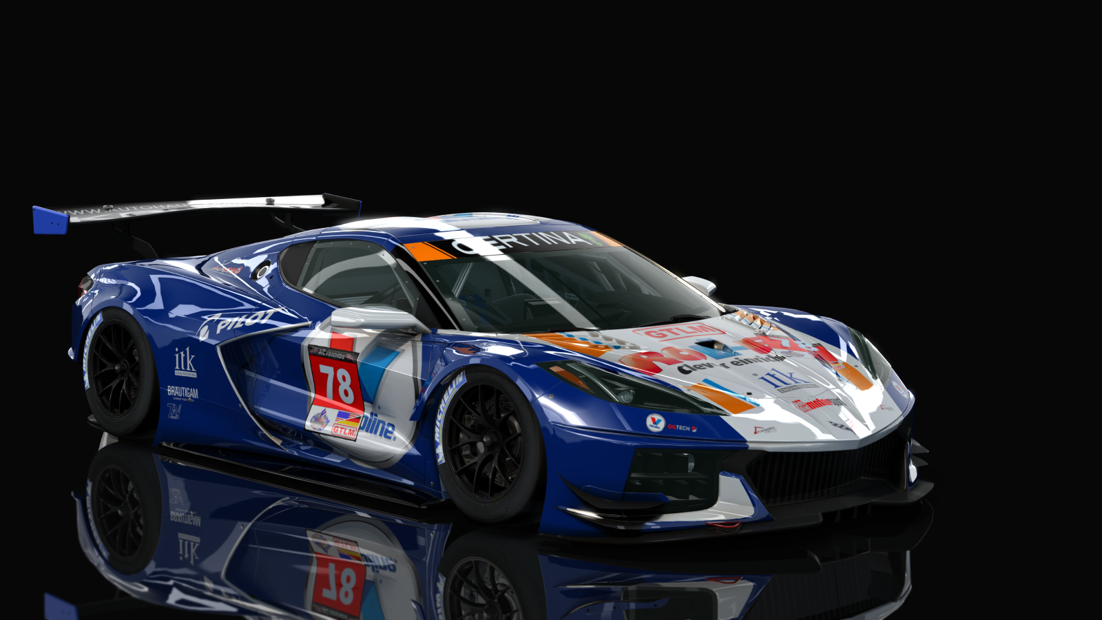 GTLM Chevrolet Corvette C8R (AC-Friends), skin ACF_78_Callaway