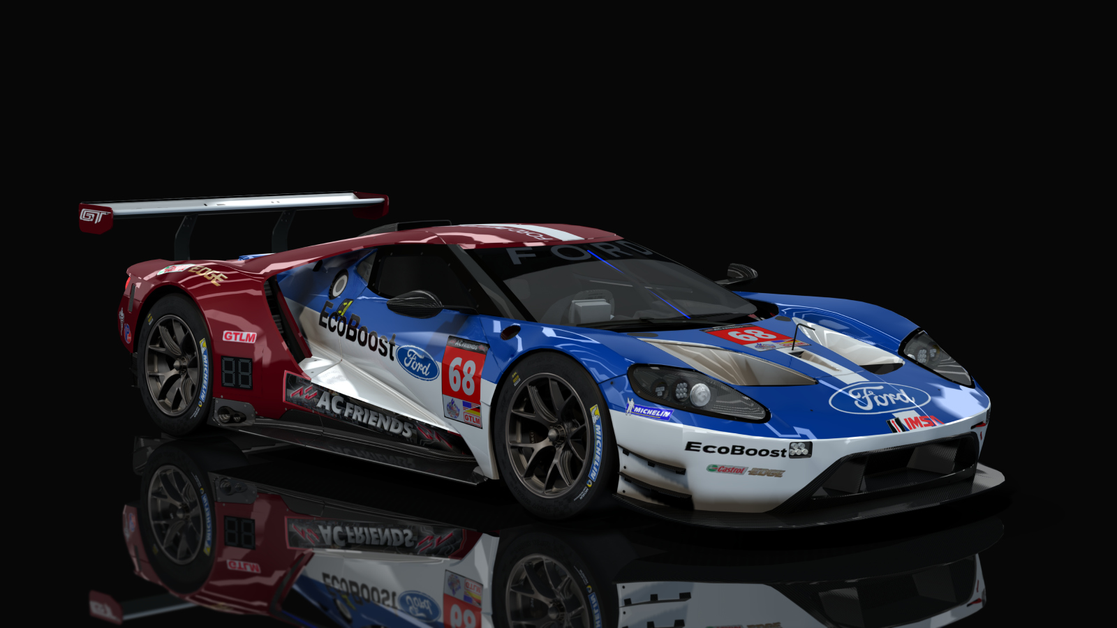 GTLM Ford GT IMSA (AC-Friends), skin ACF Ford Chip Ganassi Racing 68