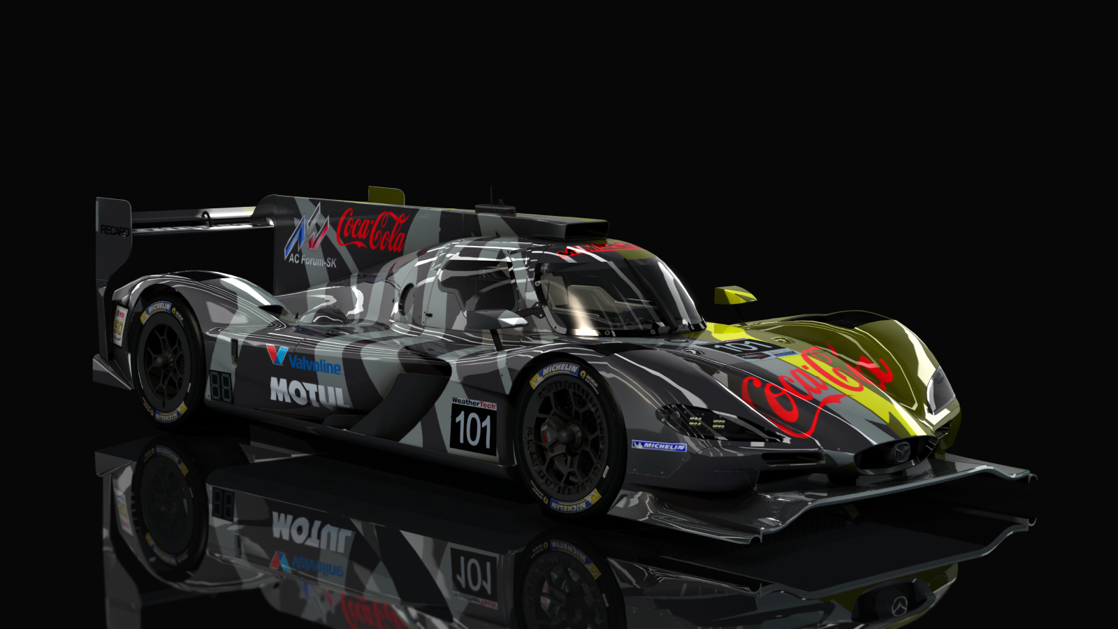 DPi Mazda RT24-P DPi(AC-Friends), skin MJM Yellow