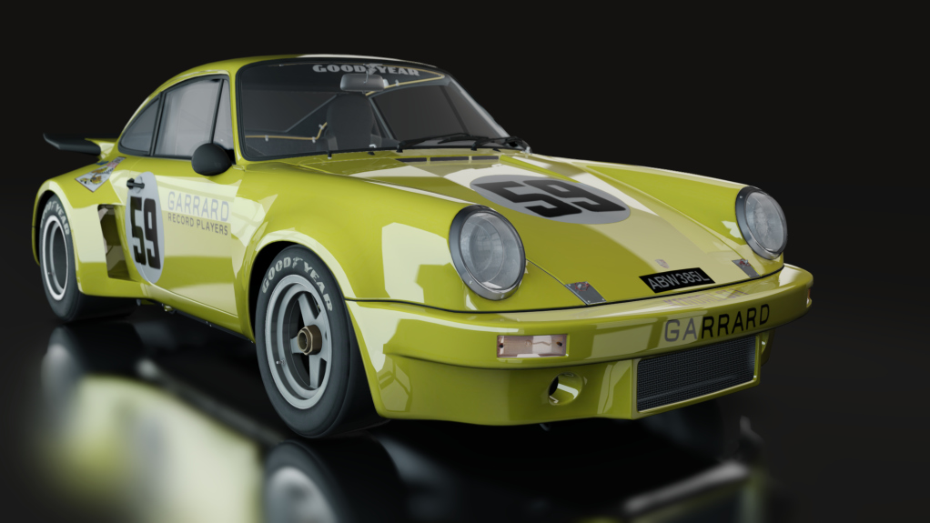 ACL GTR Porsche RSR 74, skin brumos_yellow