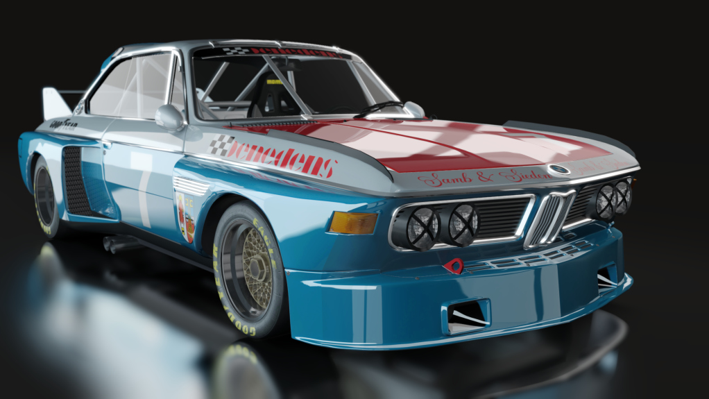 ACL GTR BMW CSL 3.0, skin benedens