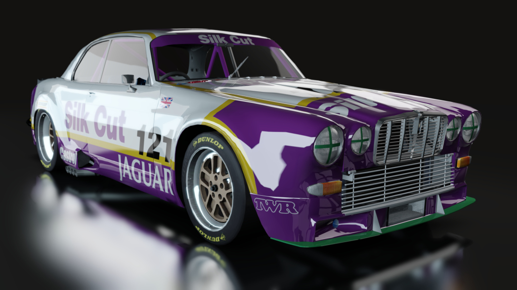 ACL GTR Jaguar Broadspeed XJ12C, skin silkcut121_4k