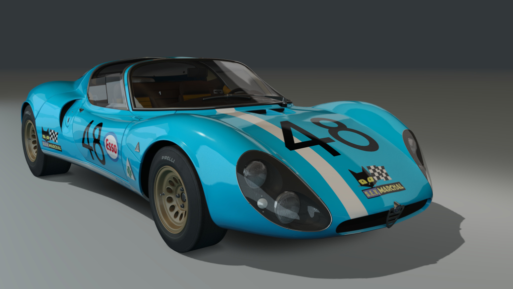 ACL GTC Alfa Romeo 33 Corsa Stradale, skin blue48