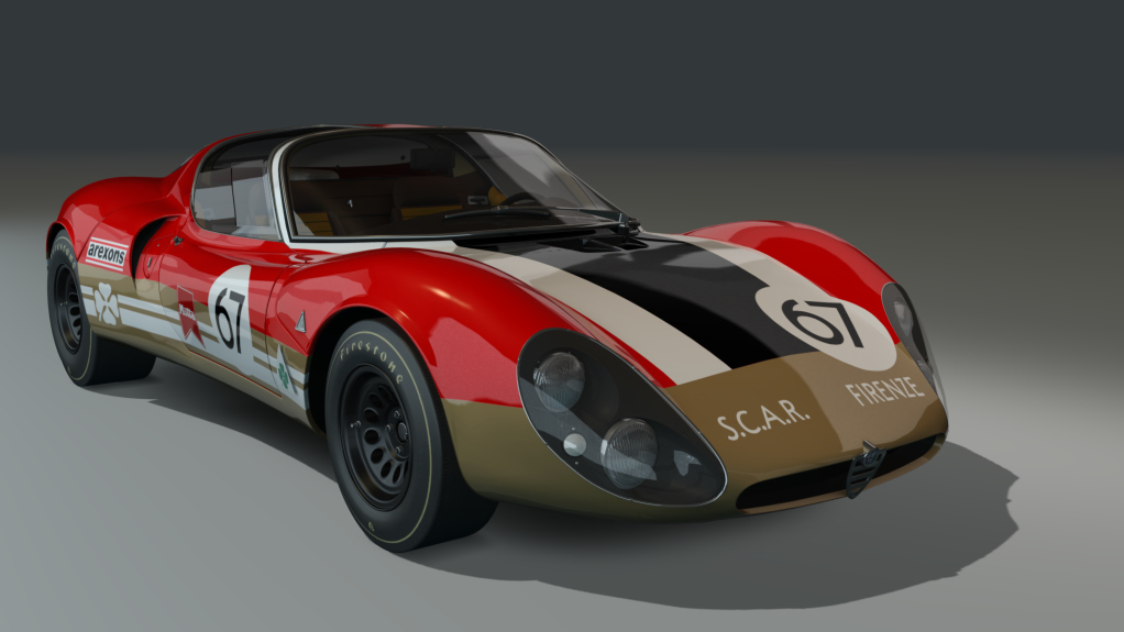 ACL GTC Alfa Romeo 33 Corsa Stradale, skin red_gold_67