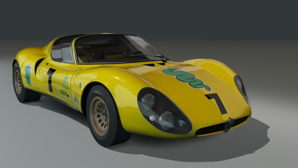 ACL GTC Alfa Romeo 33 Corsa Stradale, skin yellow7