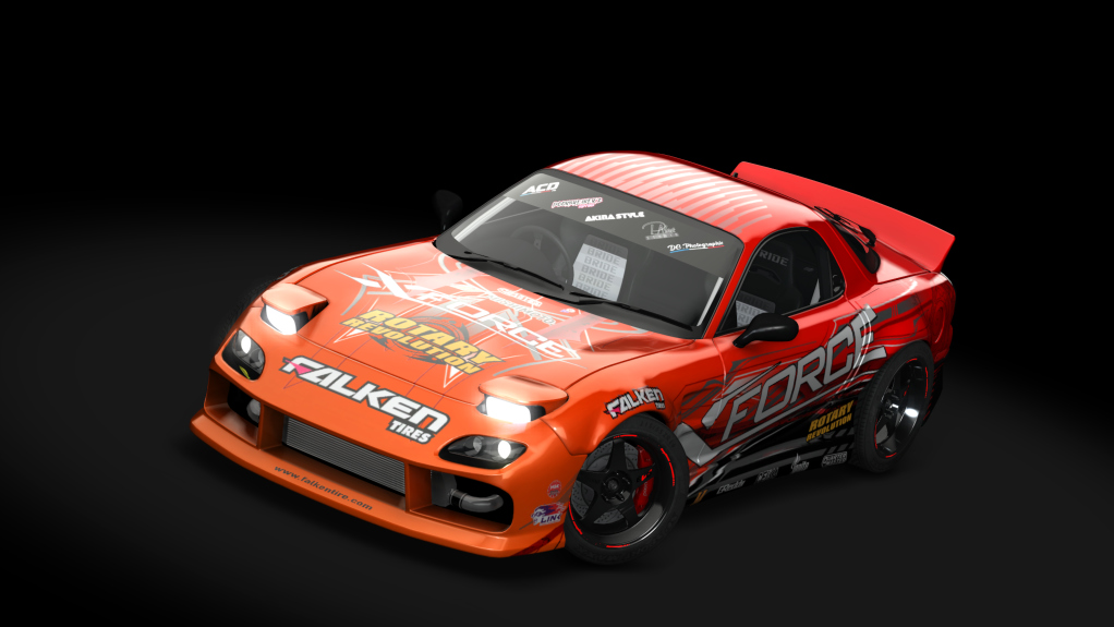 # 2021 ACDFR Mazda RX7, skin 2k_xforce