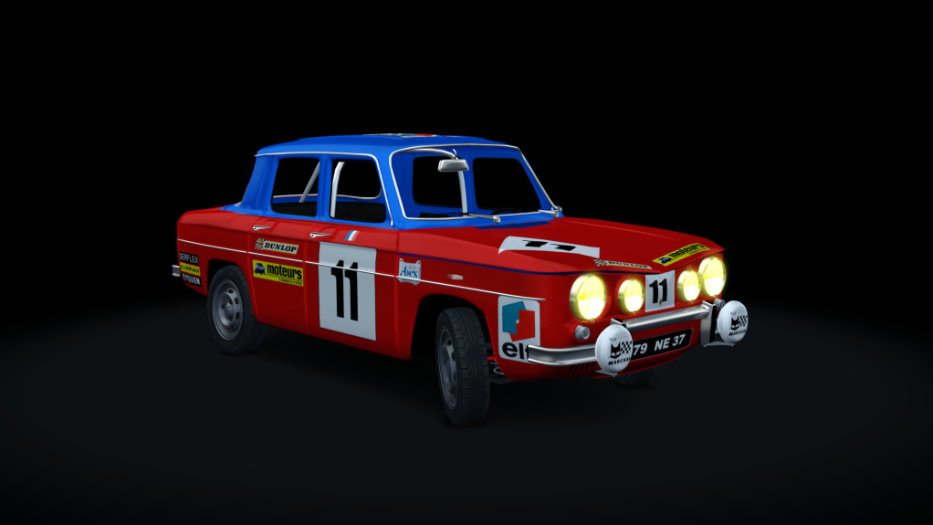 Renault R8 Gordini Stage 1, skin R8_11_1970