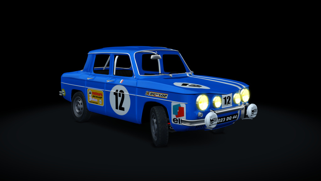 Renault R8 Gordini Stage 1, skin R8_12_1968