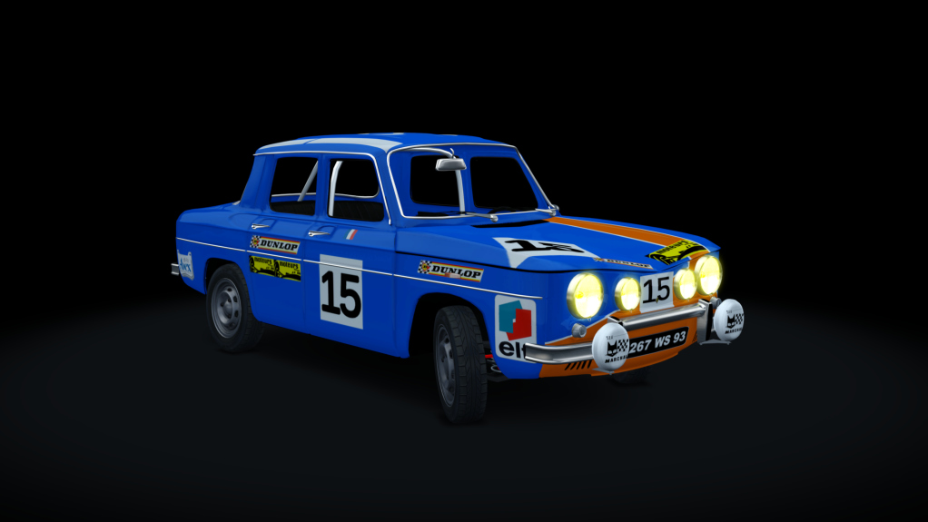 Renault R8 Gordini Stage 1, skin R8_15_1969