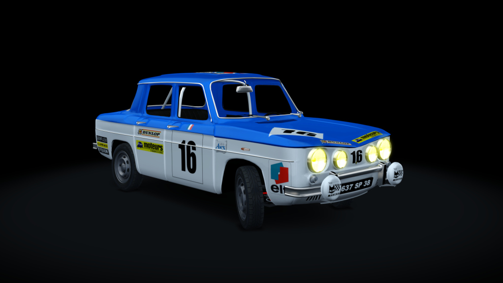 Renault R8 Gordini Stage 1, skin R8_16_1970