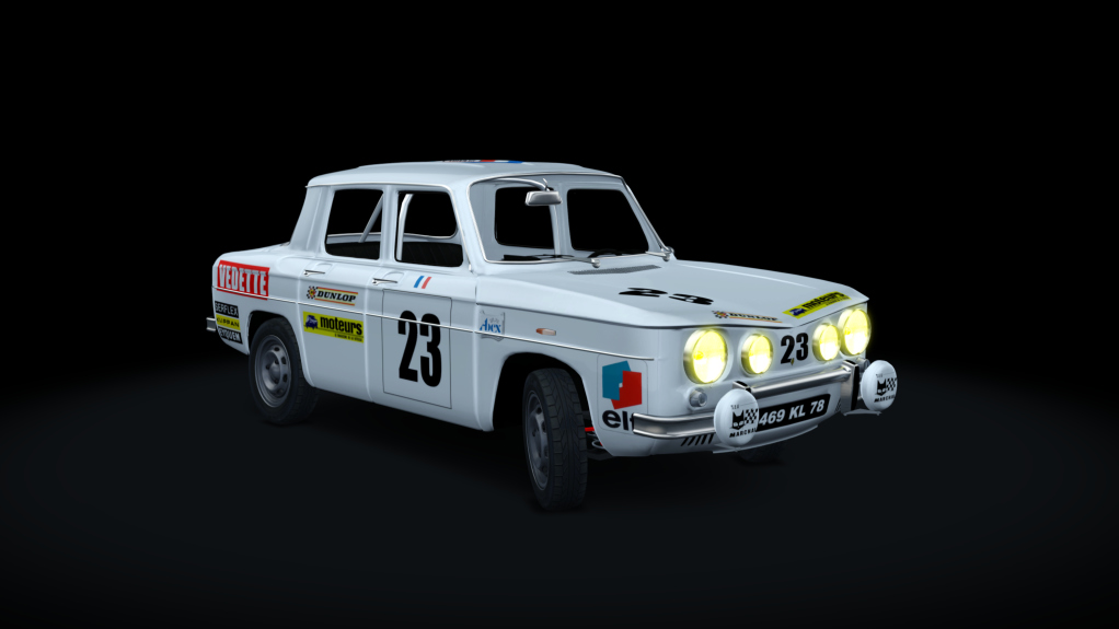 Renault R8 Gordini Stage 1, skin R8_23_1970