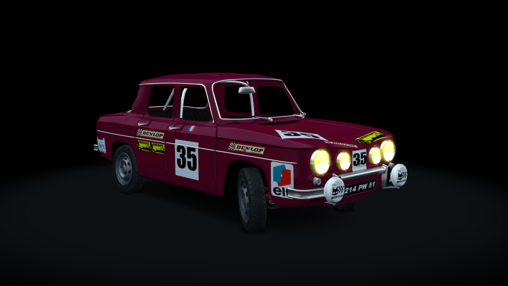 Renault R8 Gordini Stage 1, skin R8_35_1969