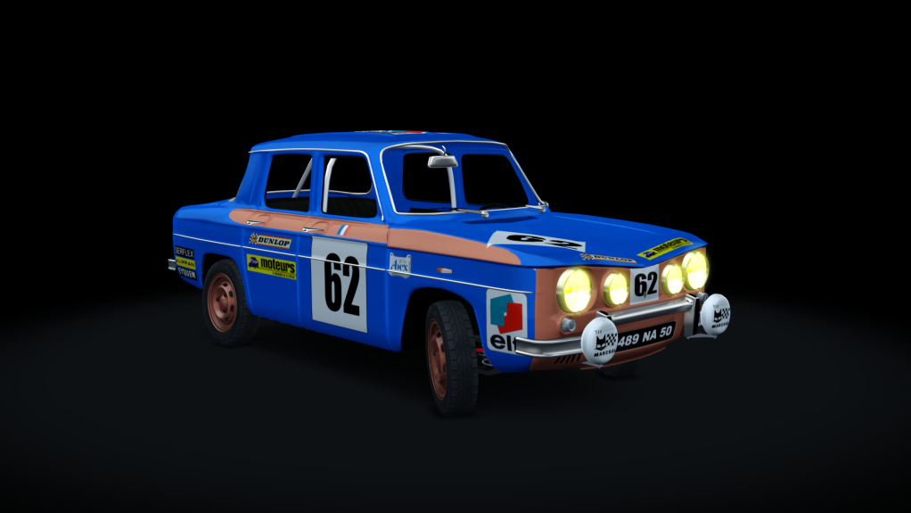 Renault R8 Gordini Stage 1, skin R8_62_1970