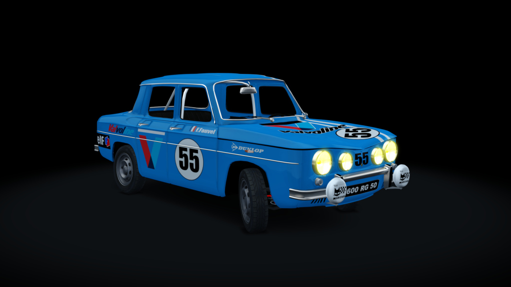 Renault R8 Gordini Stage 1, skin R8_FAUVEL