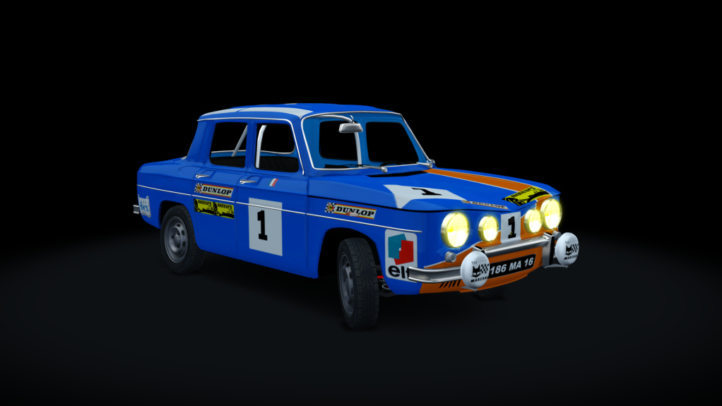 Renault R8 Gordini Stage 1, skin R8_N1