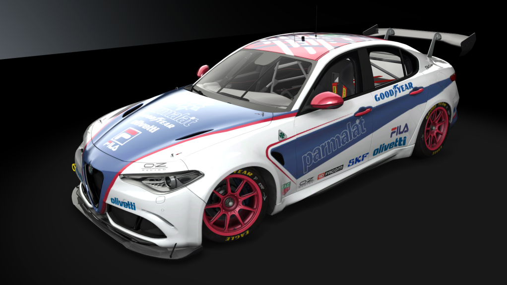 Alfa Romeo Giulia GT4 v0.3, skin 01_parmalat