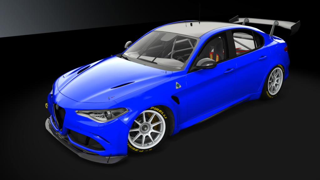 Alfa Romeo Giulia GT4 v0.3, skin 04_blue