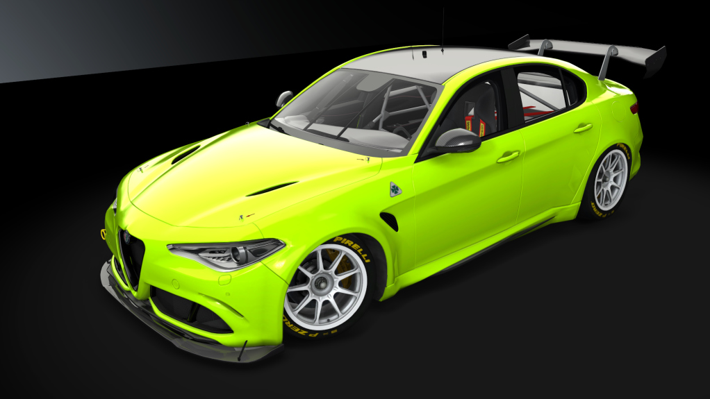 Alfa Romeo Giulia GT4 v0.3, skin green