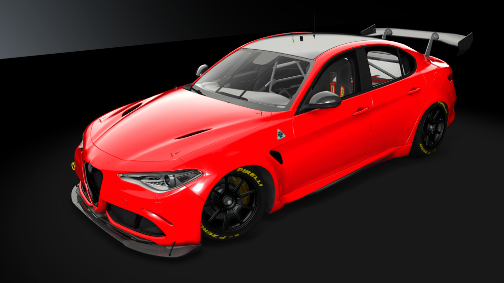 Alfa Romeo Giulia GT4 v0.3, skin red