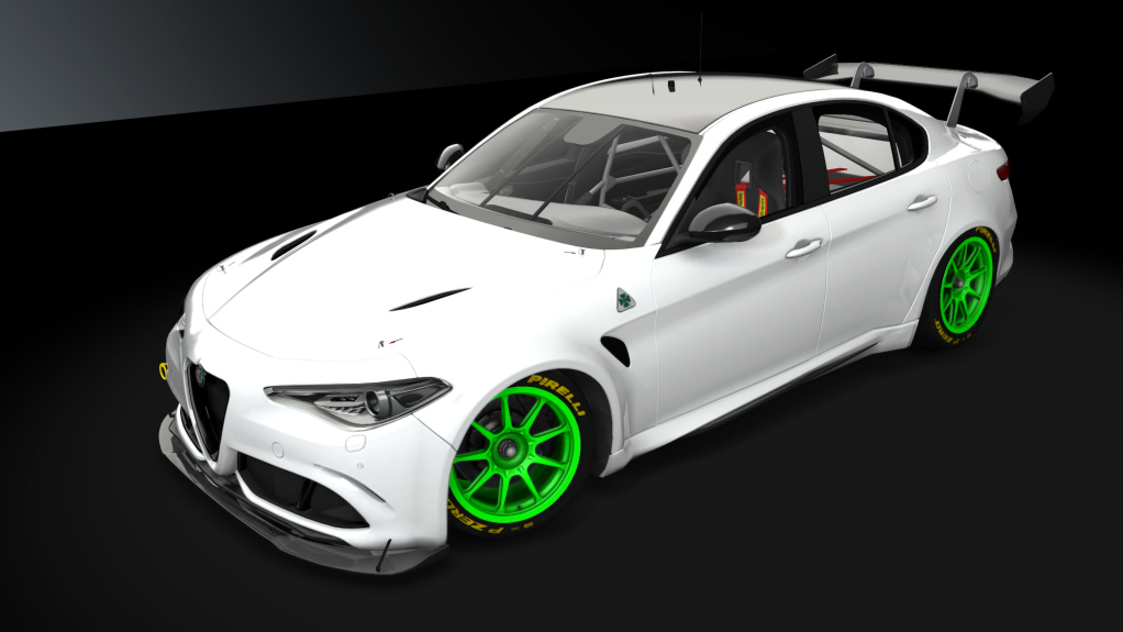 Alfa Romeo Giulia GT4 v0.3, skin white