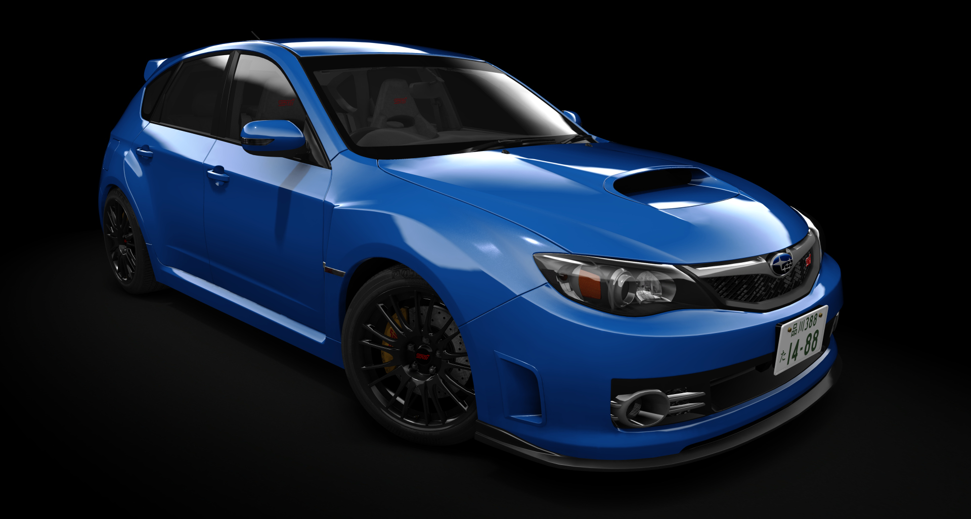 Subaru Impreza WRX STi [GRB], skin blue