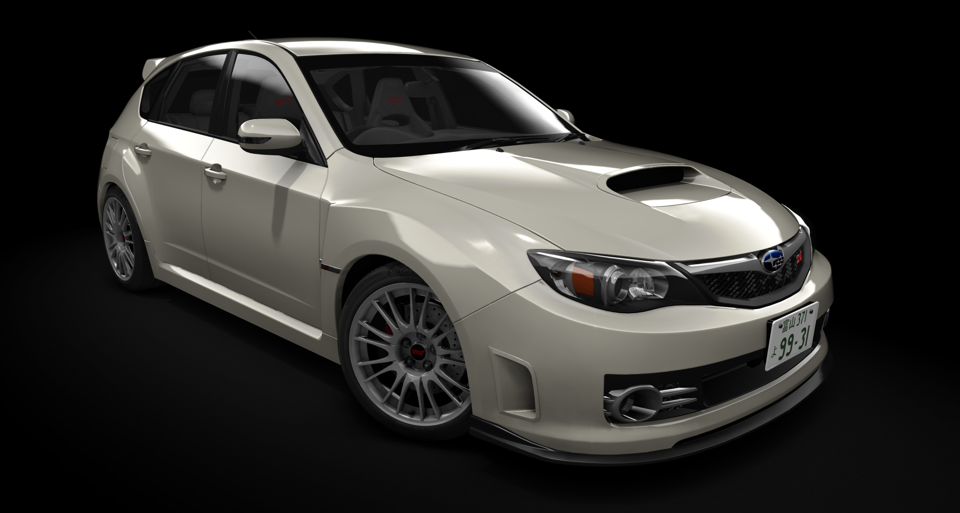 Subaru Impreza WRX STi [GRB], skin steel_silver_metallic