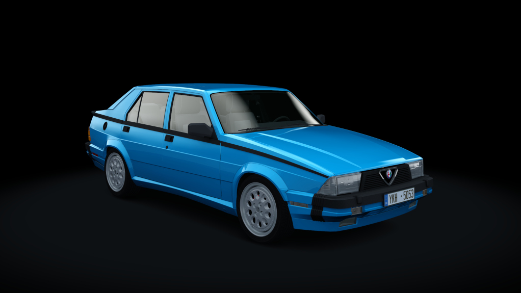 Alfa Romeo 75 / Milano, skin blue