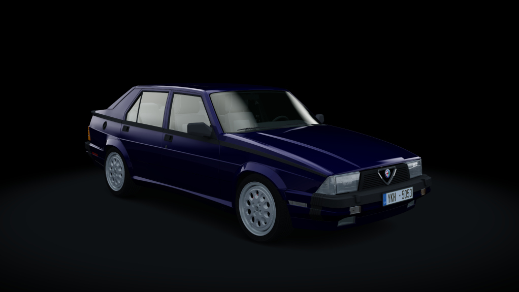 Alfa Romeo 75 / Milano, skin blue2