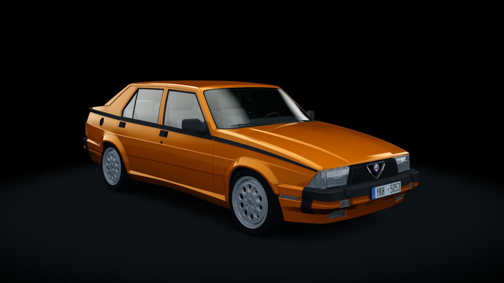 Alfa Romeo 75 / Milano, skin orange