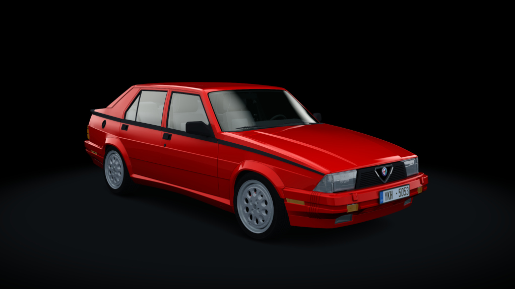 Alfa Romeo 75 / Milano, skin red