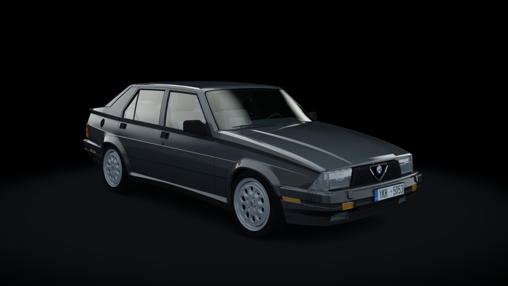 Alfa Romeo 75 / Milano, skin silver