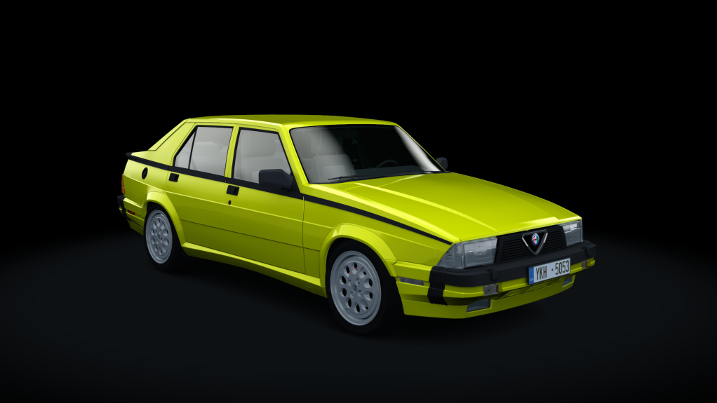 Alfa Romeo 75 / Milano, skin yellow