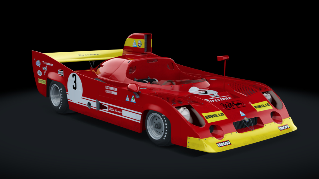 Alfa Romeo Tipo 33 TT12 Spyder, skin 3st