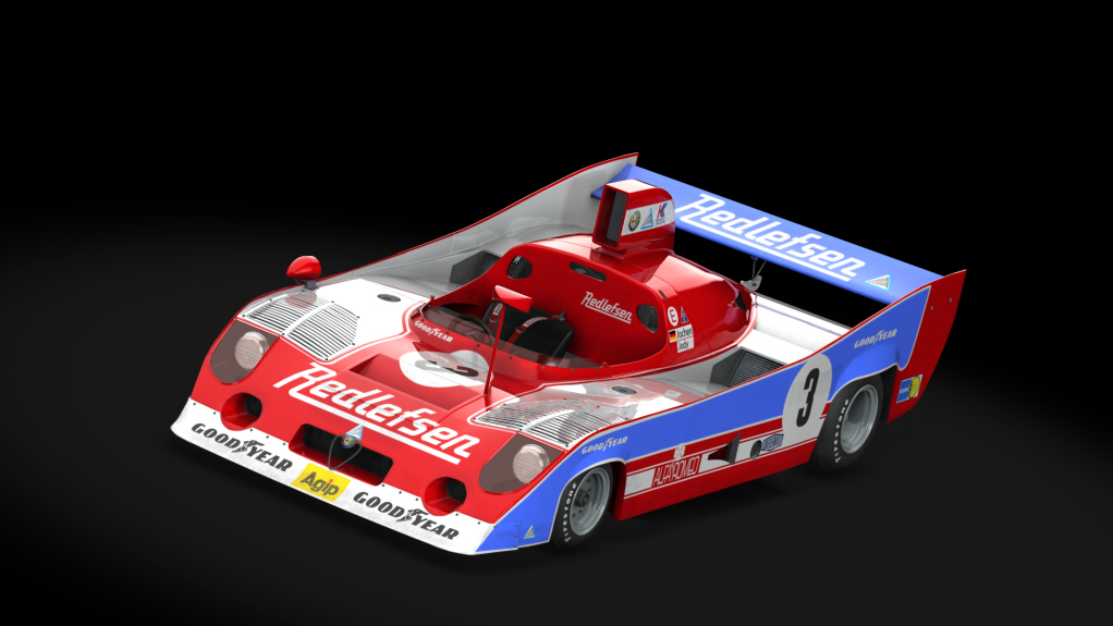 Alfa Romeo Tipo 33 TT12 Spyder Reival, skin 3sc