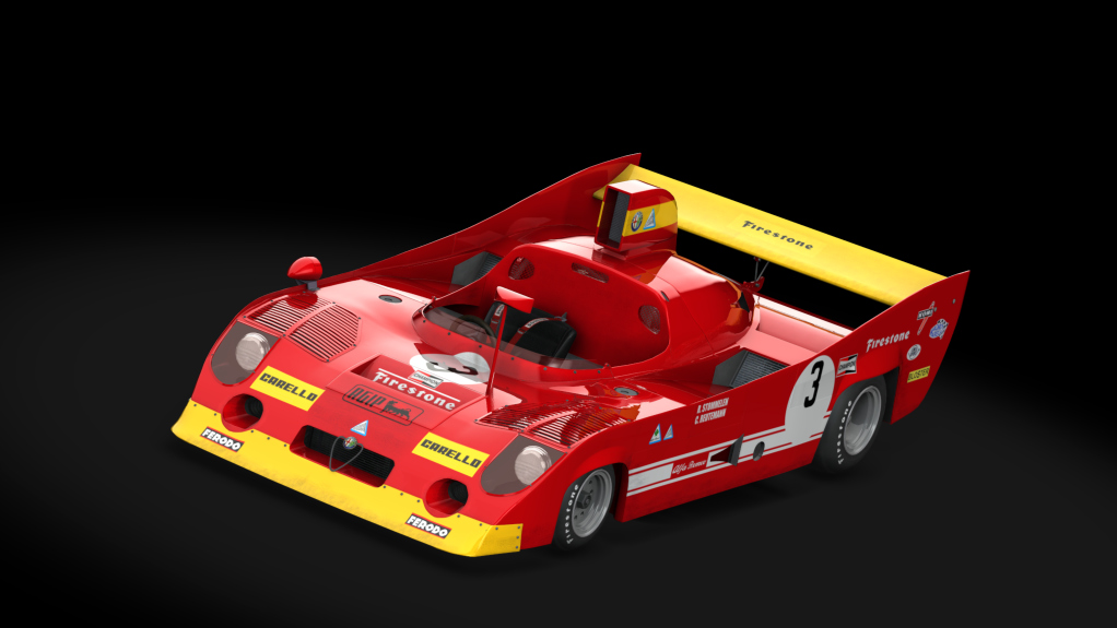 Alfa Romeo Tipo 33 TT12 Spyder Reival, skin 3st