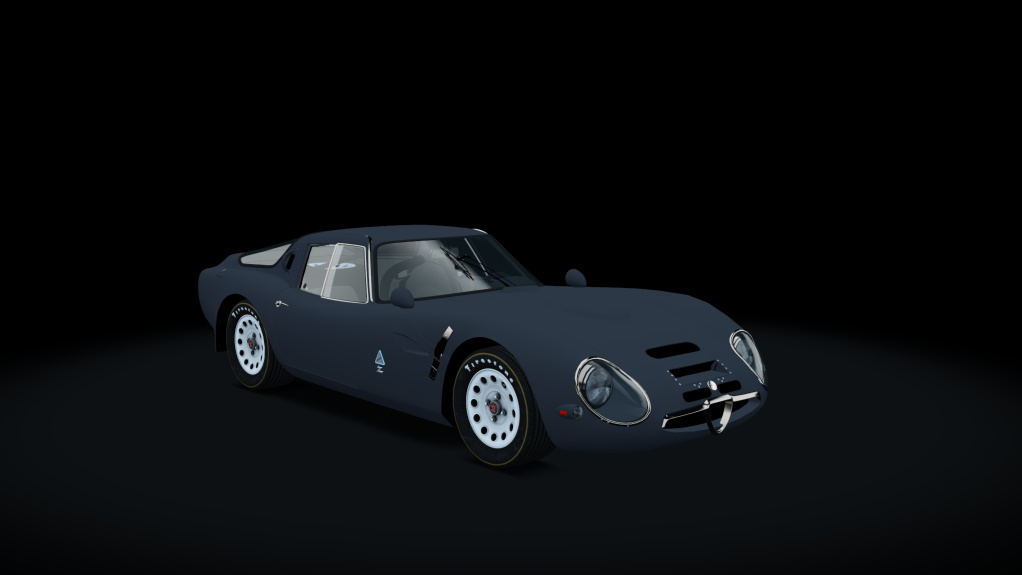 Alfa Romeo Giulia TZ2, skin Grigio_Antracite