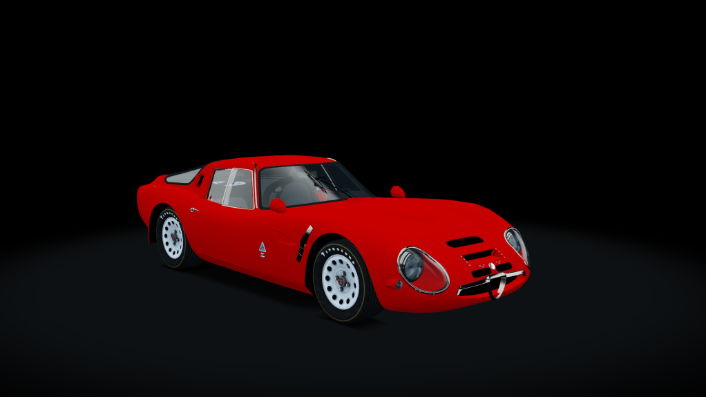 Alfa Romeo Giulia TZ2, skin Rosso