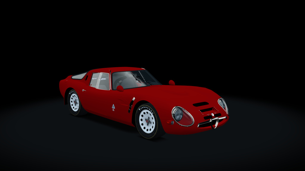 Alfa Romeo Giulia TZ2, skin Rosso_Competizione