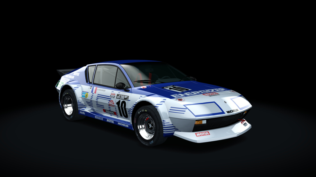 Alpine A310 V6 Groupe V 3.5L, skin A310 CUP 1982_10 Luc Boulanger