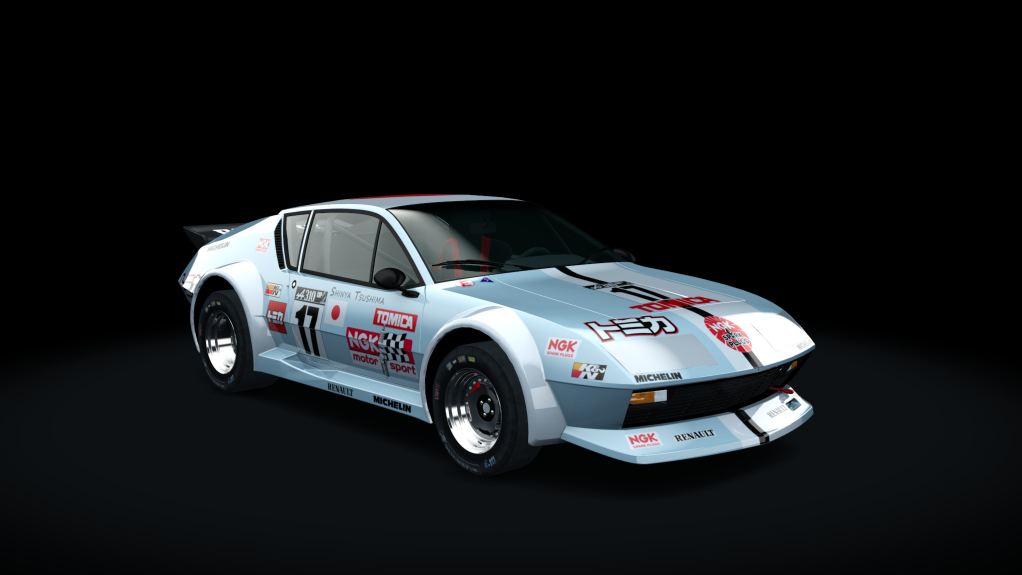 Alpine A310 V6 Groupe V 3.5L, skin A310 CUP 1982_17 Shinya Tsushima