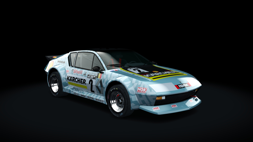 Alpine A310 V6 Groupe V 3.5L, skin A310 CUP 1982_2 Renée Mardale