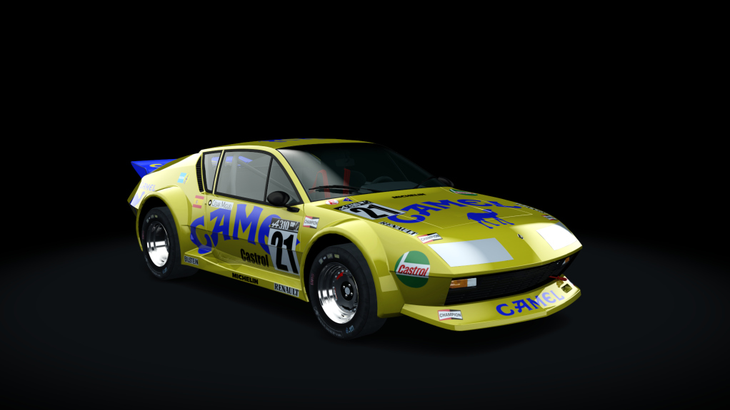 Alpine A310 V6 Groupe V 3.5L, skin A310 CUP 1982_21 César Miguel