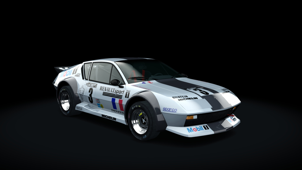 Alpine A310 V6 Groupe V 3.5L, skin A310 CUP 1982_3 Sarah Avermont