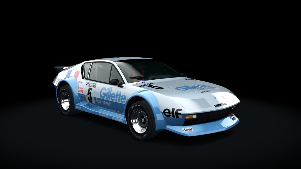 Alpine A310 V6 Groupe V 3.5L, skin A310 CUP 1982_5 Fabrice Lefebvre