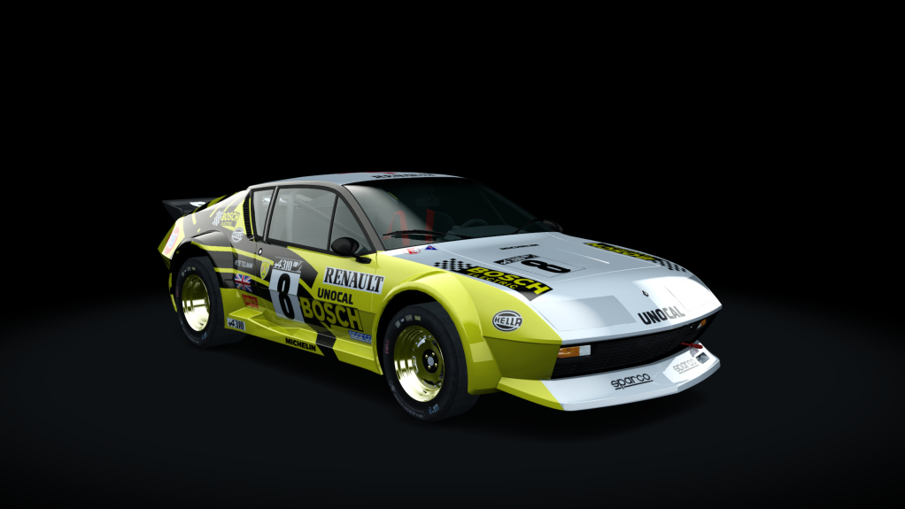 Alpine A310 V6 Groupe V 3.5L, skin A310 CUP 1982_8 Pete Tillman